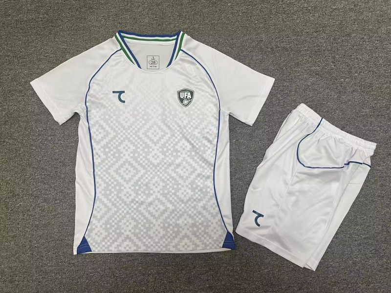 2026 Uzbekistan Home Kids Jersey+shorts Kit 16#-28# · 4