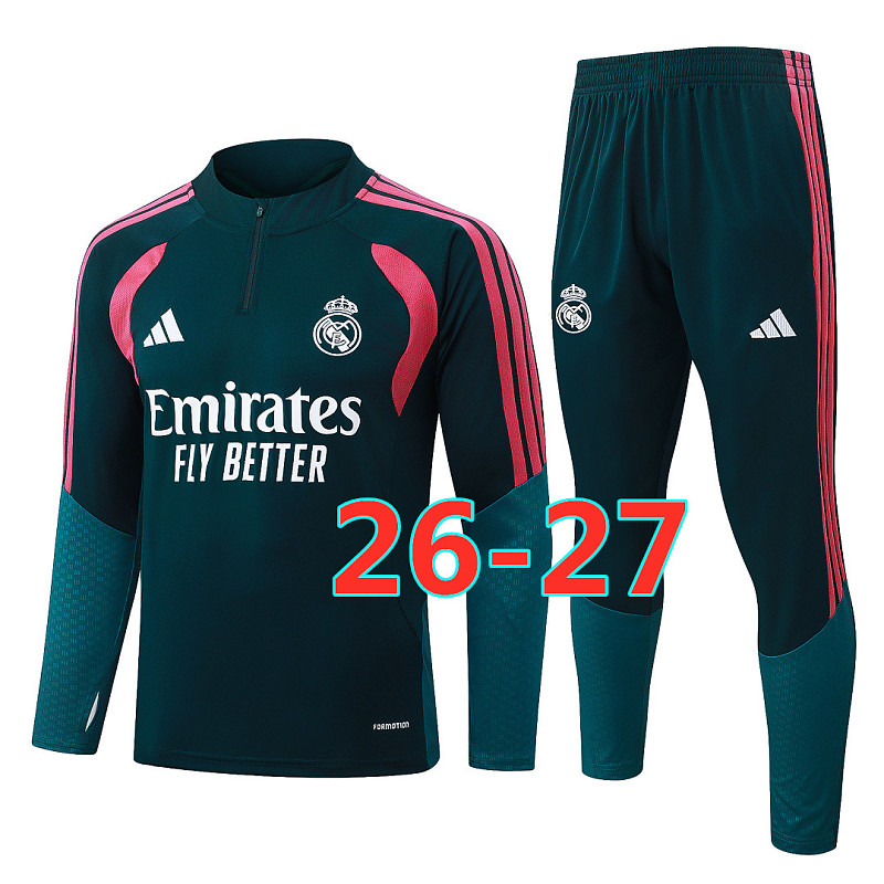 Real Madrid Long Sleeve Tracksuit