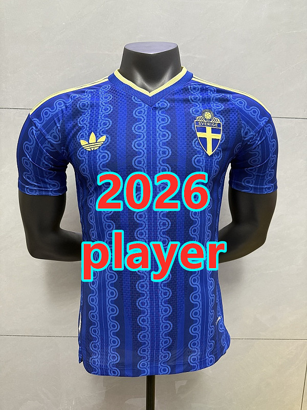 2026 Sweden Away Player 32 Teams Jersey 32 · 6