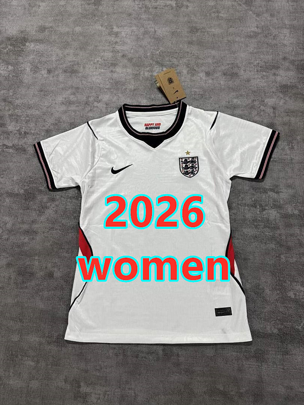 2026 England Home Women 16 Teams Jersey 16 · 5