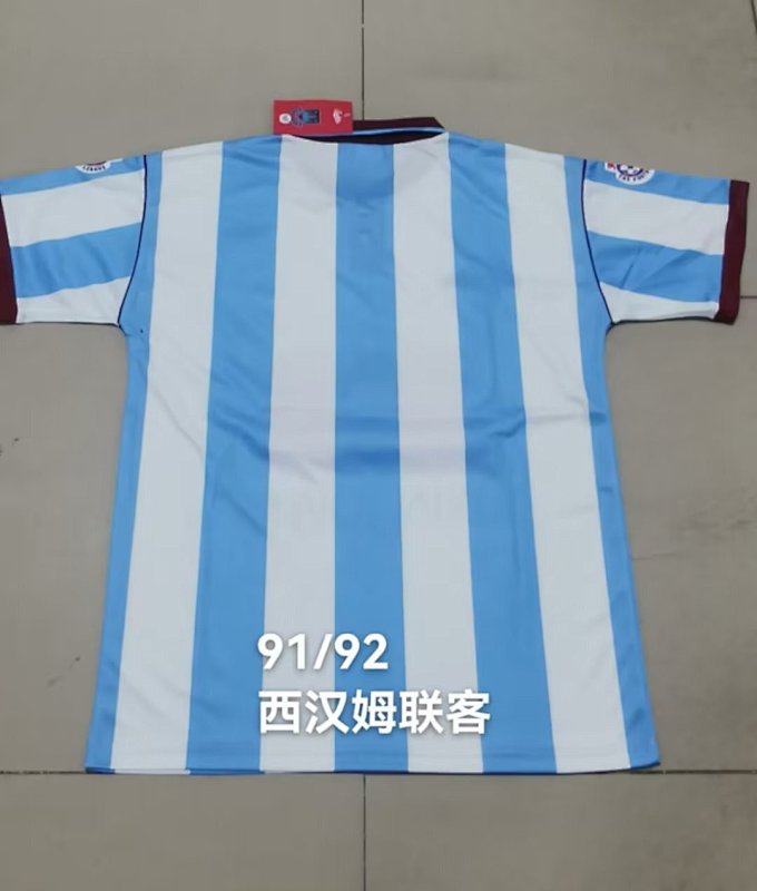 1991-92 West Ham Away Retro Jersey · 3
