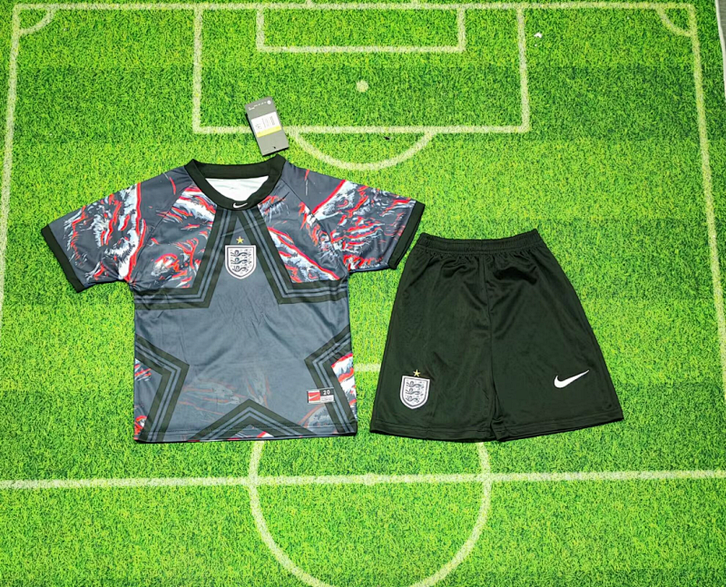 2026 England Goalkeeper Kids Jersey+shorts Kit 16#-28# · 6