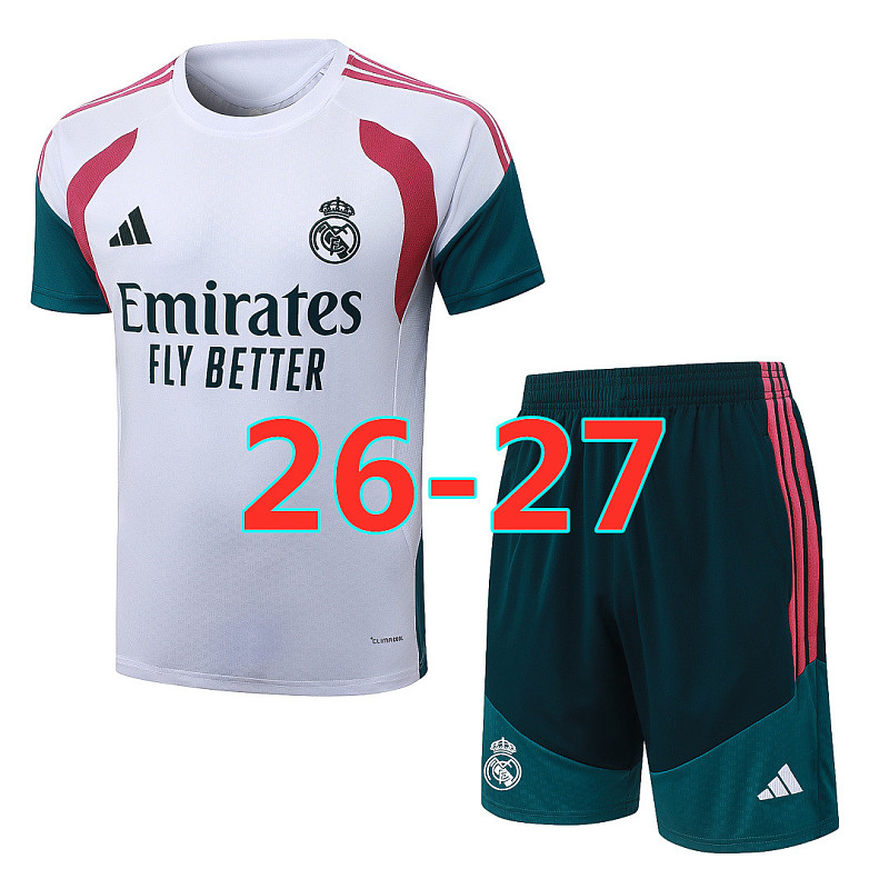 Real Madrid Short Sleeve Tracksuit