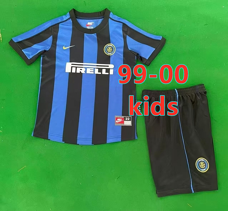 Inter Milan Home Retro Kids Jersey+shorts 16#-28# · 3