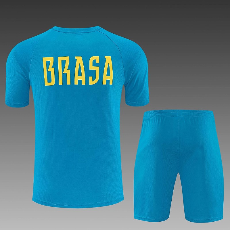 2026 Brazil Kids Short Sleeve Tracksuit 20#-28# · 5