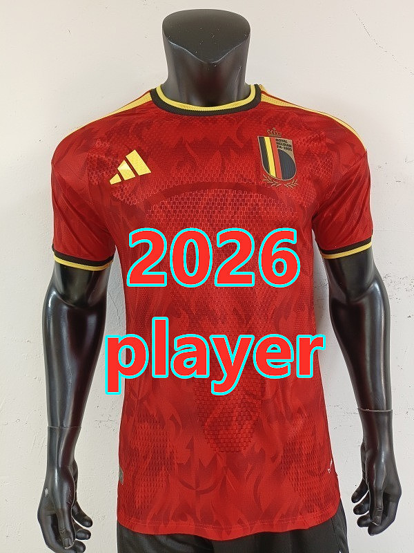 2026 Belgium Home Player 8 Teams Jersey 8