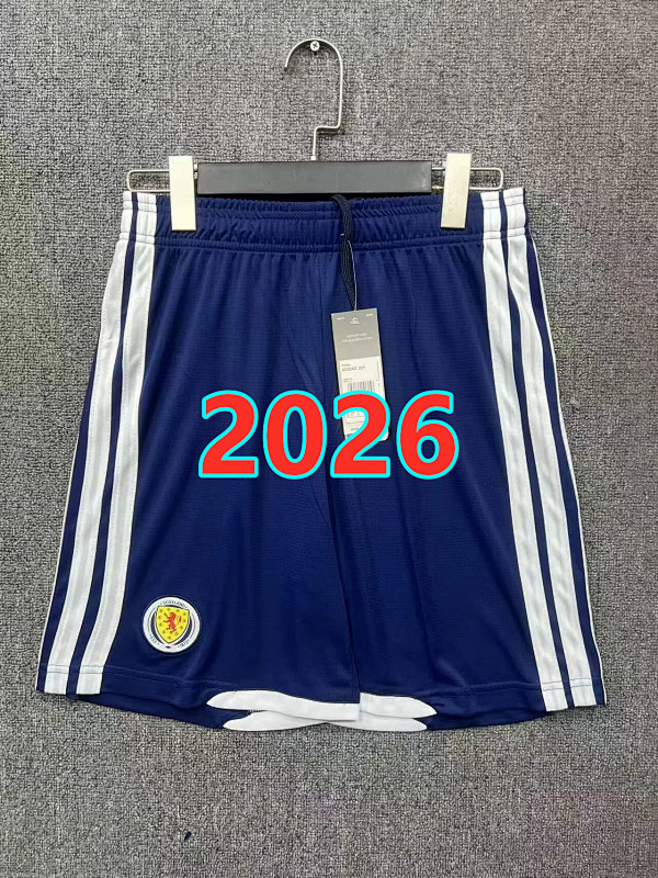 2026 Scotland Home Fans Version Shorts