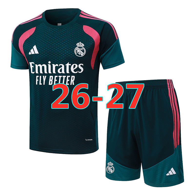 Real Madrid Short Sleeve Tracksuit