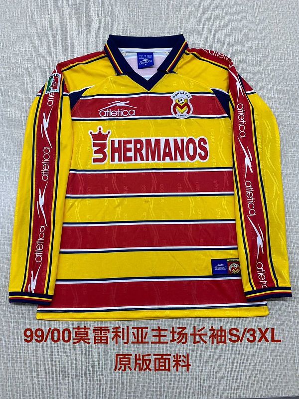 1999-00 Morelia Home Retro Long Sleeve Jersey · 5