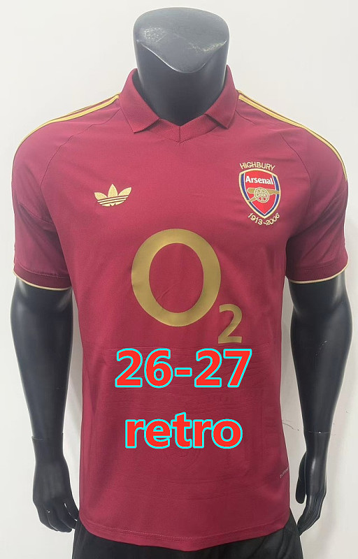 Arsenal Retro Player Version Jersey