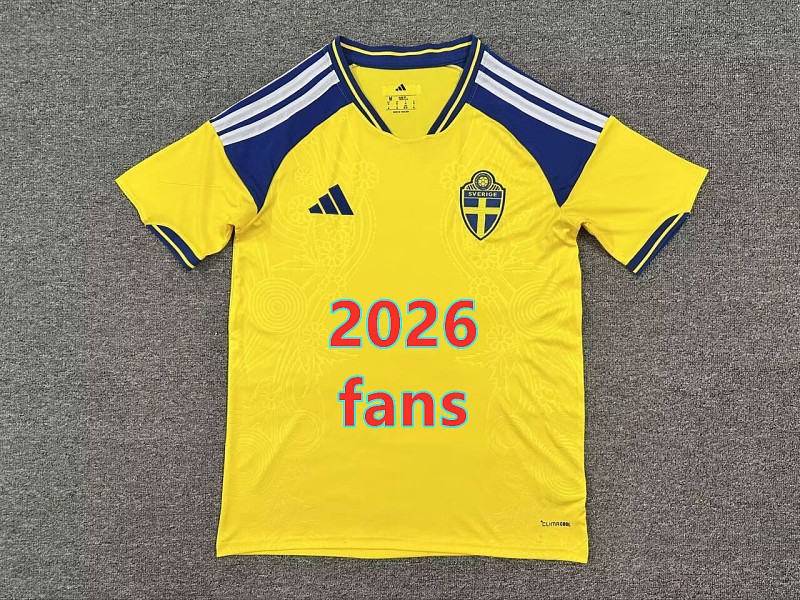 2026 Sweden Home Fans 32 Teams Jersey 32 · 4