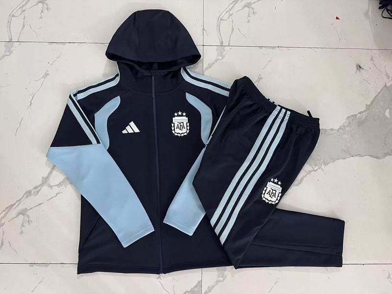 2026 Argentina Long Zipper Hoodie Jacket · 3
