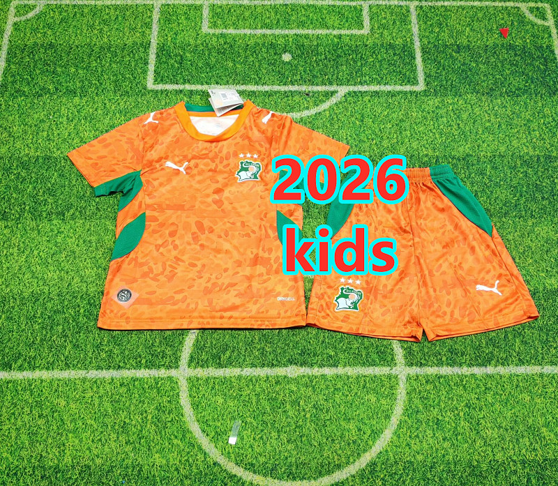 2026 Cote d'Ivoire Home Kids 32 Team Kit 16#-28# 32 · 6