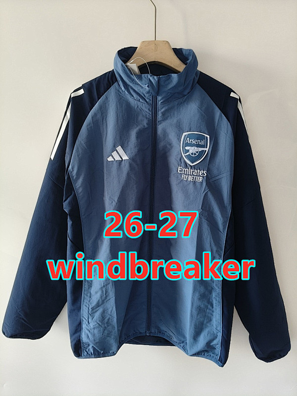 Arsenal Embroidery Windbreaker