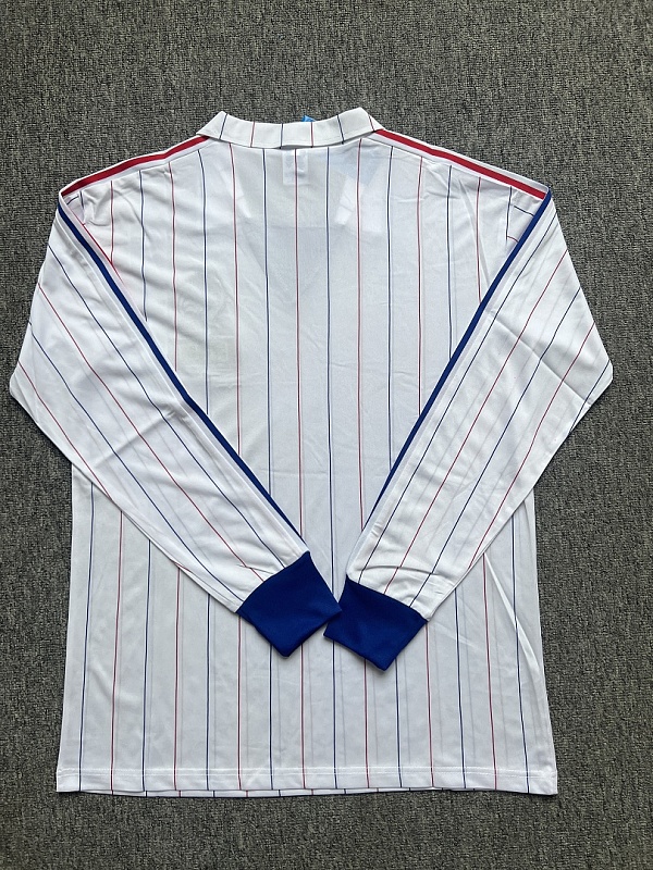 1980-82 France Away Retro Long Sleeve Jersey · 3