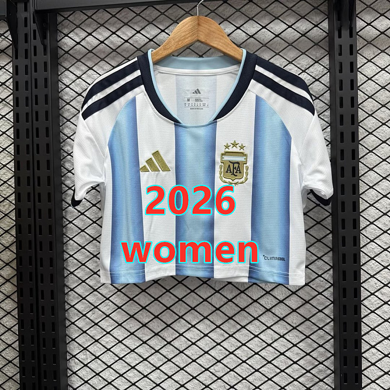 2026 Argentina Home Women Short 16 Teams Jersey 16 · 2