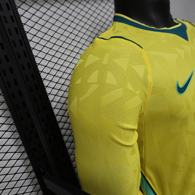 2026 Brazil Home Player Long 32 Teams Jersey 32 · 6