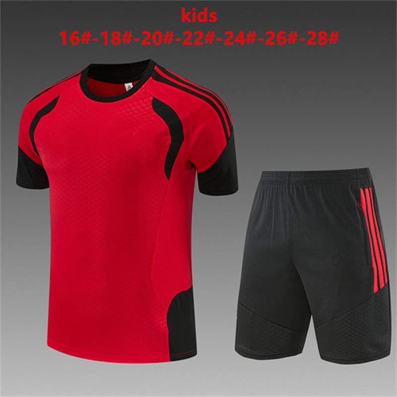 Manchester United Kids Short Sleeve Tracksuit 16#-28# 3