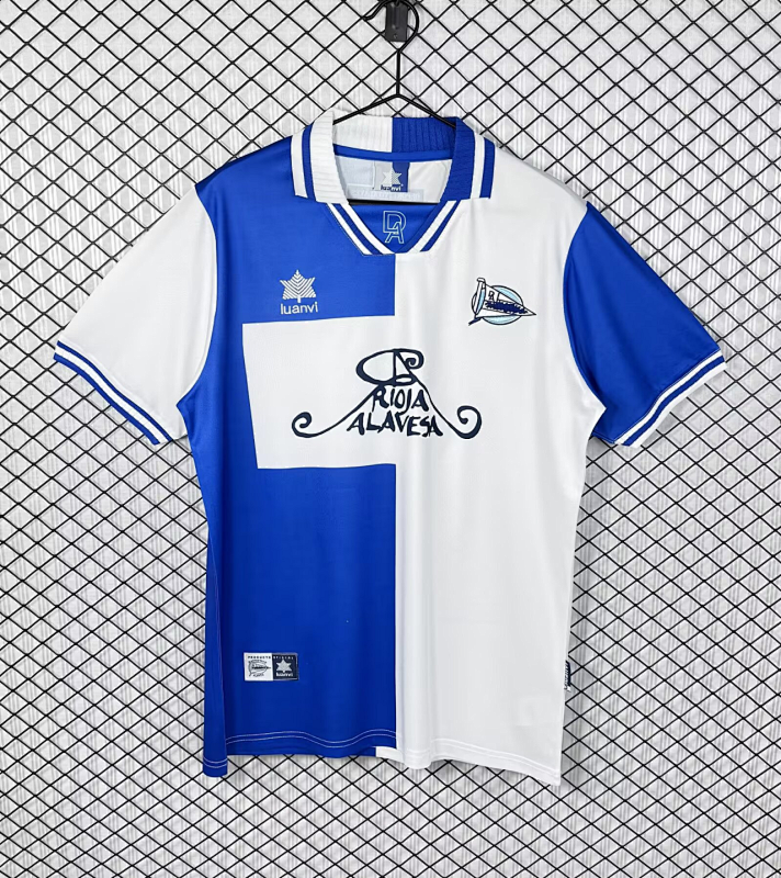 2000-01 Alaves Home Retro Fans Version Jersey · 5