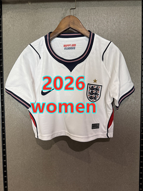 2026 England Home Women 32 Team Jersey 32 · 5