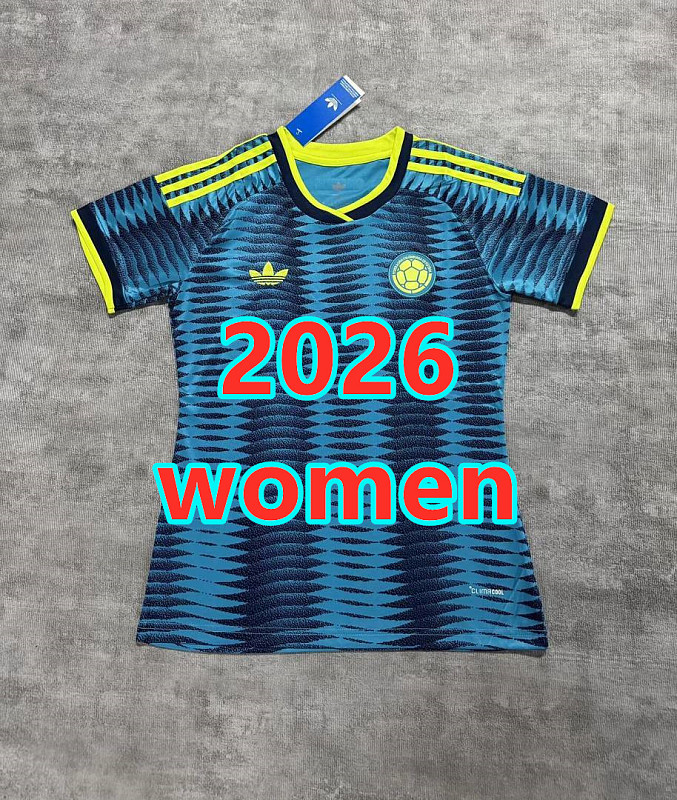 2026 Colombia Away Women Fans Version Jersey · 2