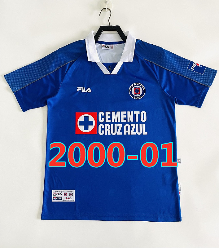 2000-01 Cruz Azul Home Retro Jersey