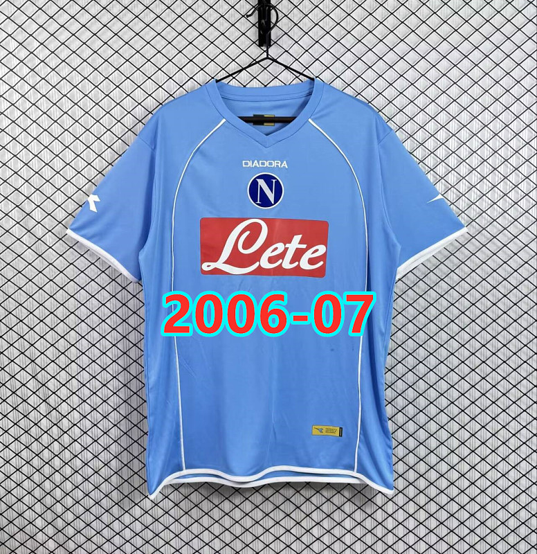 2006-07 Napoli Home Retro Fans Version Jersey