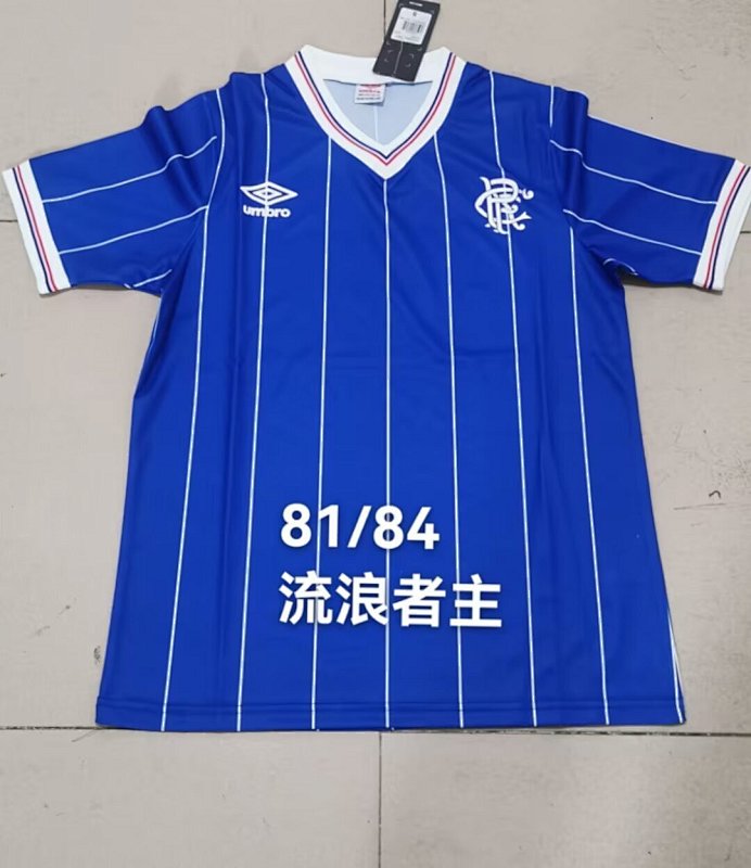 1981-84 Rangers Home Retro Jersey · 2