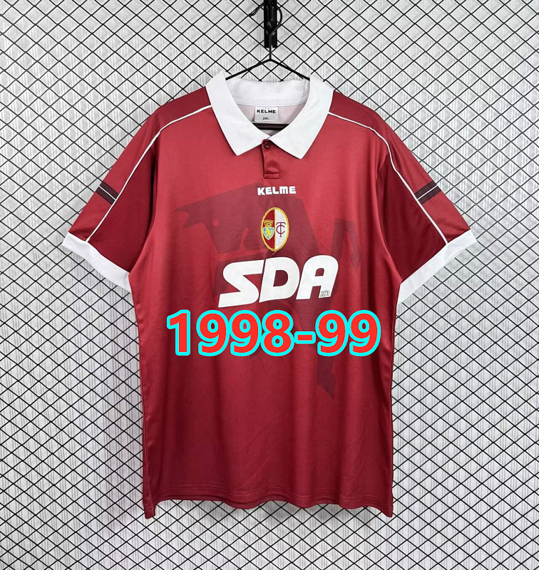 1998-99 Torino Home Retro Fans Version Jersey