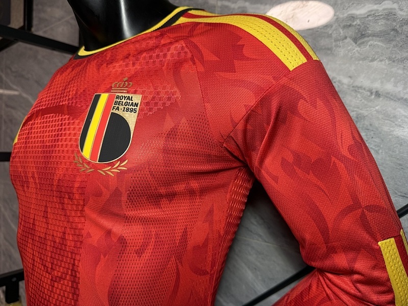 2026 Belgium Home Player Long 32 Teams Jersey 32 6