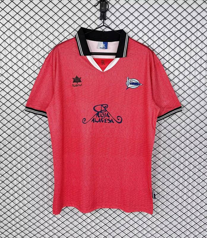 2000-01 Alaves Away Retro Fans Version Jersey 4