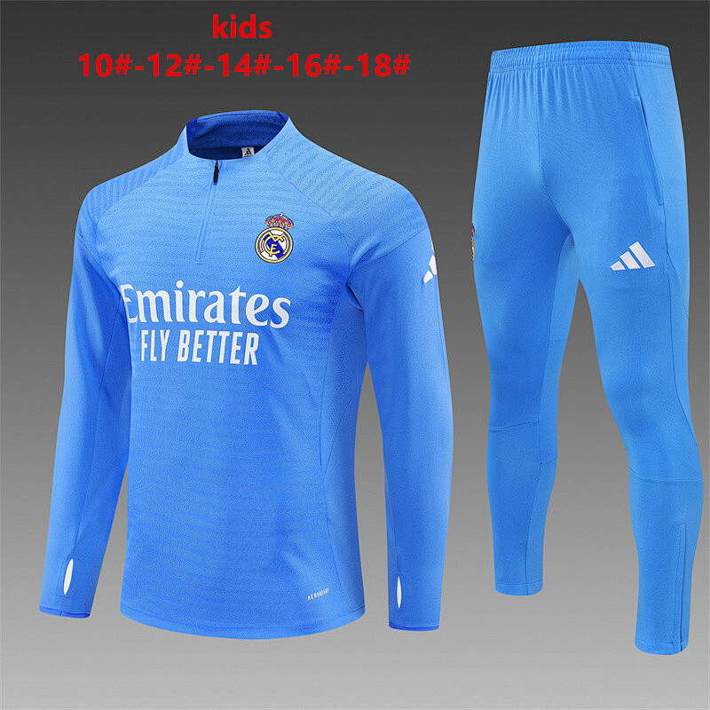Real Madrid Kids Player Long Sleeve Tracksuit 10#-18# · 4