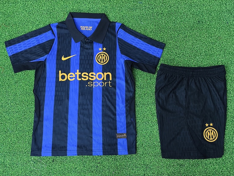 Inter Milan Home Kids Player Jersey+shorts Kit 16#-28# · 2