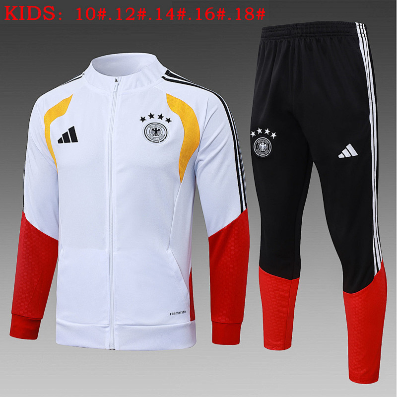 2026 Germany Kids Long Zipper Jacket 10#-18# · 4