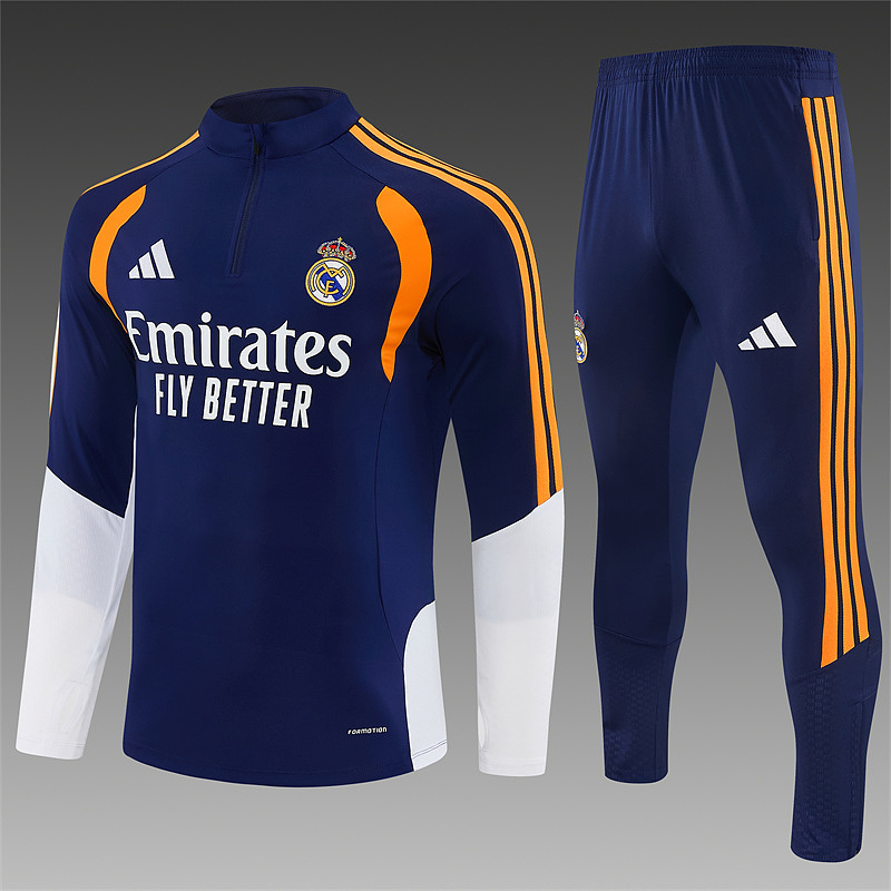 Real Madrid Long Sleeve Tracksuit 3