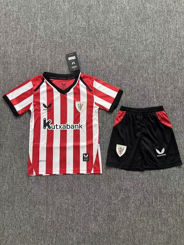 Athletic Bilbao Home Kids Jersey+shorts Kit 16#-28# · 3