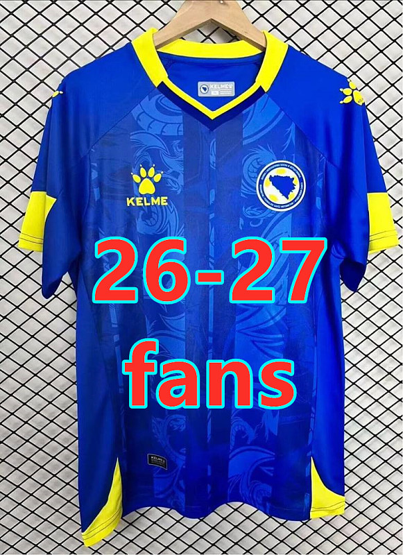 2026 Bosnia And Herzegovina Home Fans 32 Teams Jersey 32 · 2