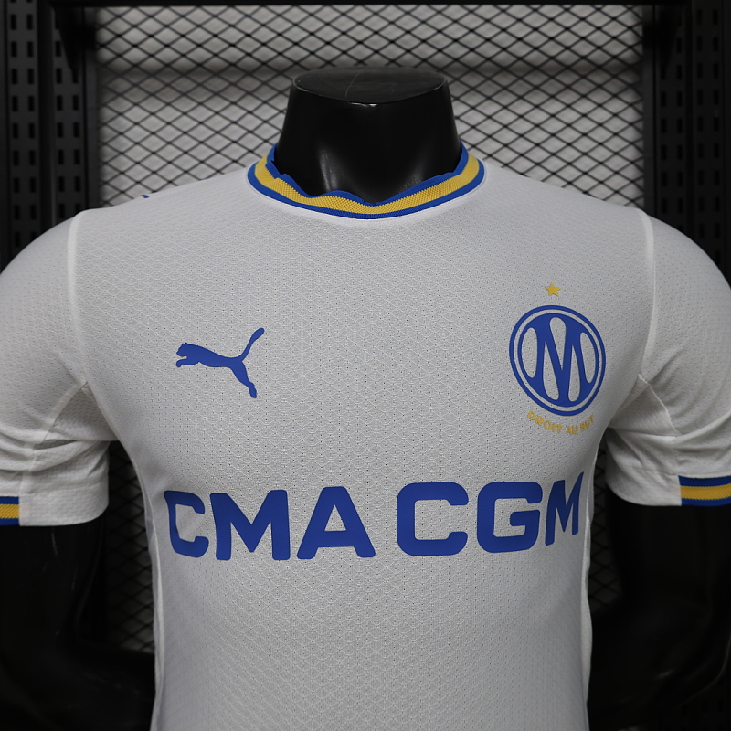Marseille Home Player Version Jersey · 4