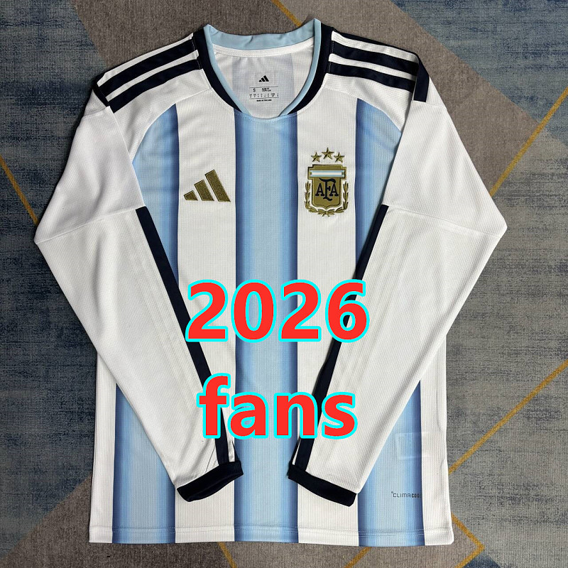 2026 Argentina Home Fans Long 16 Teams Jersey 16 · 5