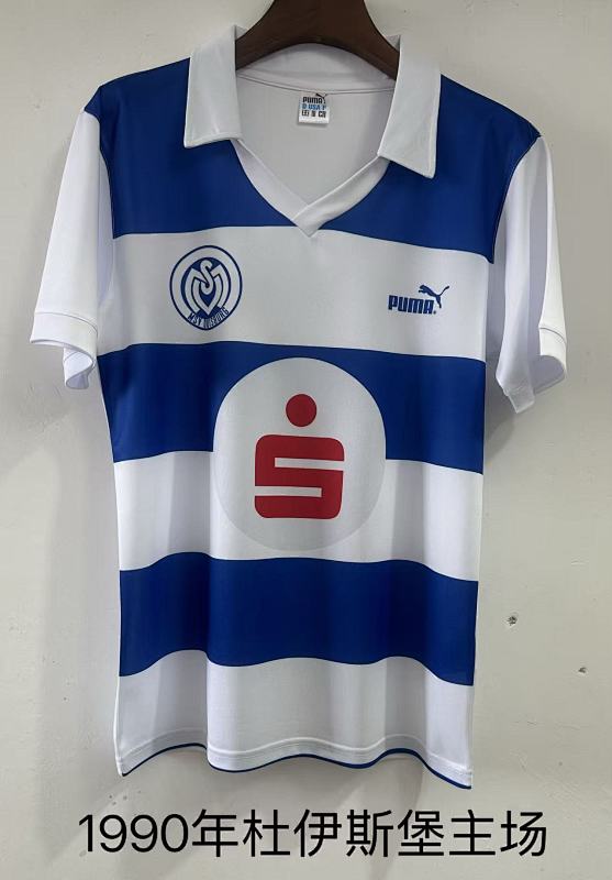 1990 Duisburg Home Retro Jersey 2