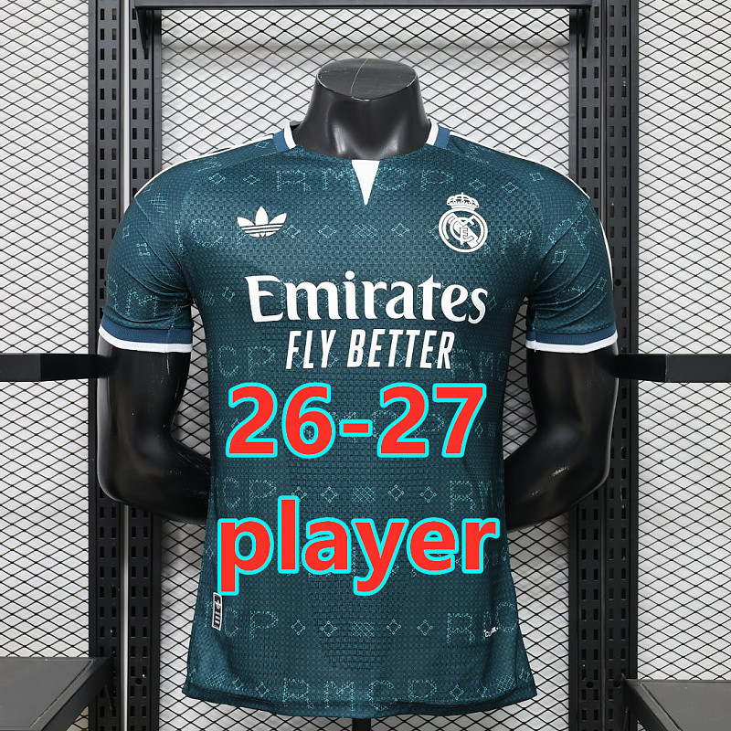 Real Madrid Third Player Version Jersey