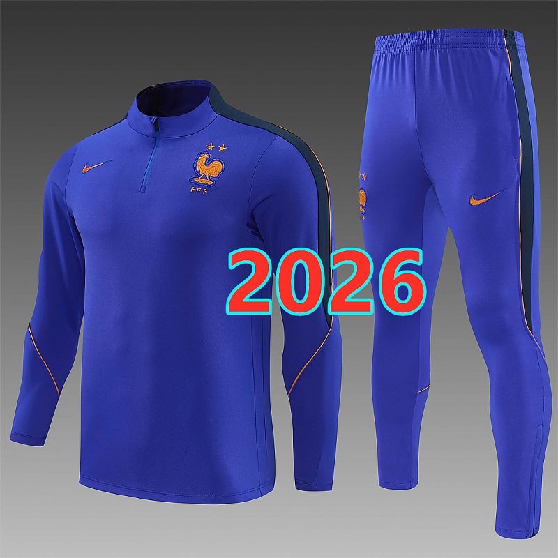 2026 France Long Sleeve Tracksuit