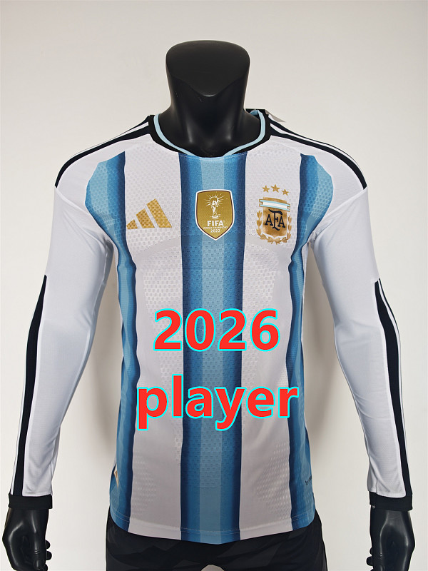 2026 Argentina Home Player Long 8 Teams Jersey 8 · 5
