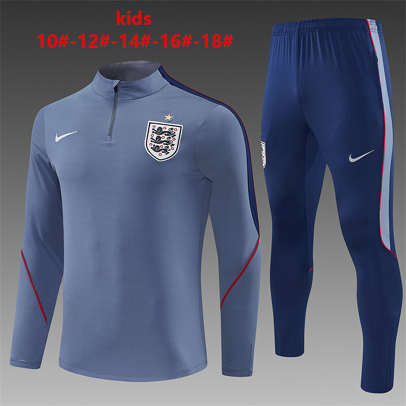 2026 England Kids Long Sleeve Tracksuit 10#-18# · 4