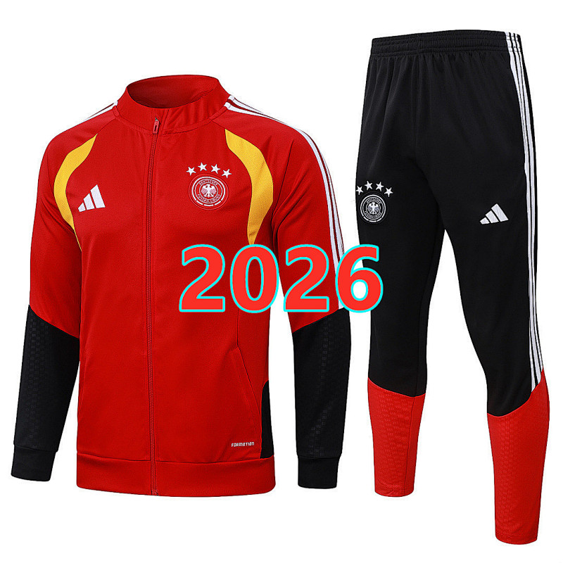 2026 Germany Long Zipper Jacket