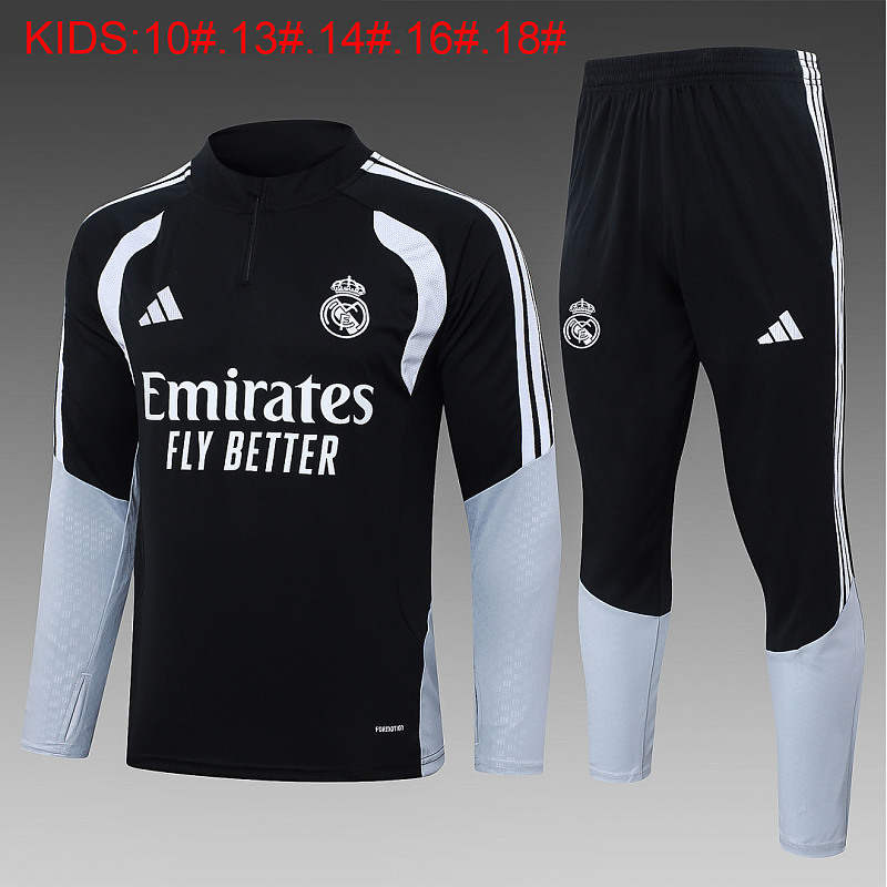 Real Madrid Kids Long Sleeve Tracksuit 10#-18# · 5