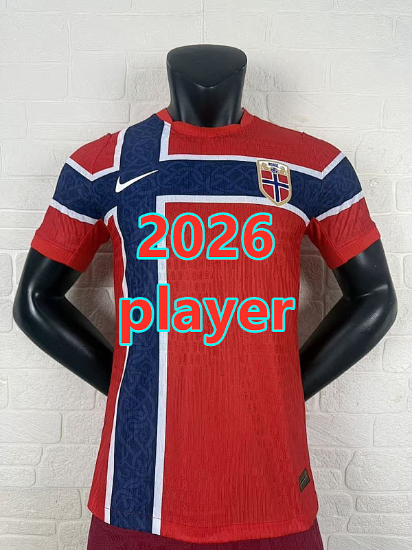 2026 Norway Home Player 8 Team Jersey 8 · 6
