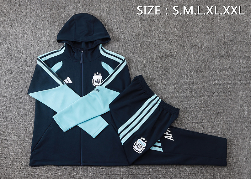 2026 Argentina Long Zipper Hoodie Jacket · 5