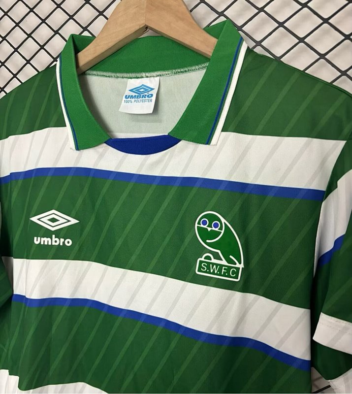 1988-89 Sheffield Wednesday Away Retro Fans Version Jersey · 2