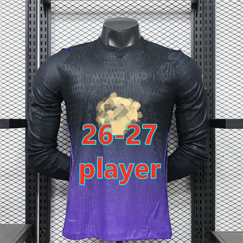 Barcelona Away Player Long Sleeve Jersey · 3